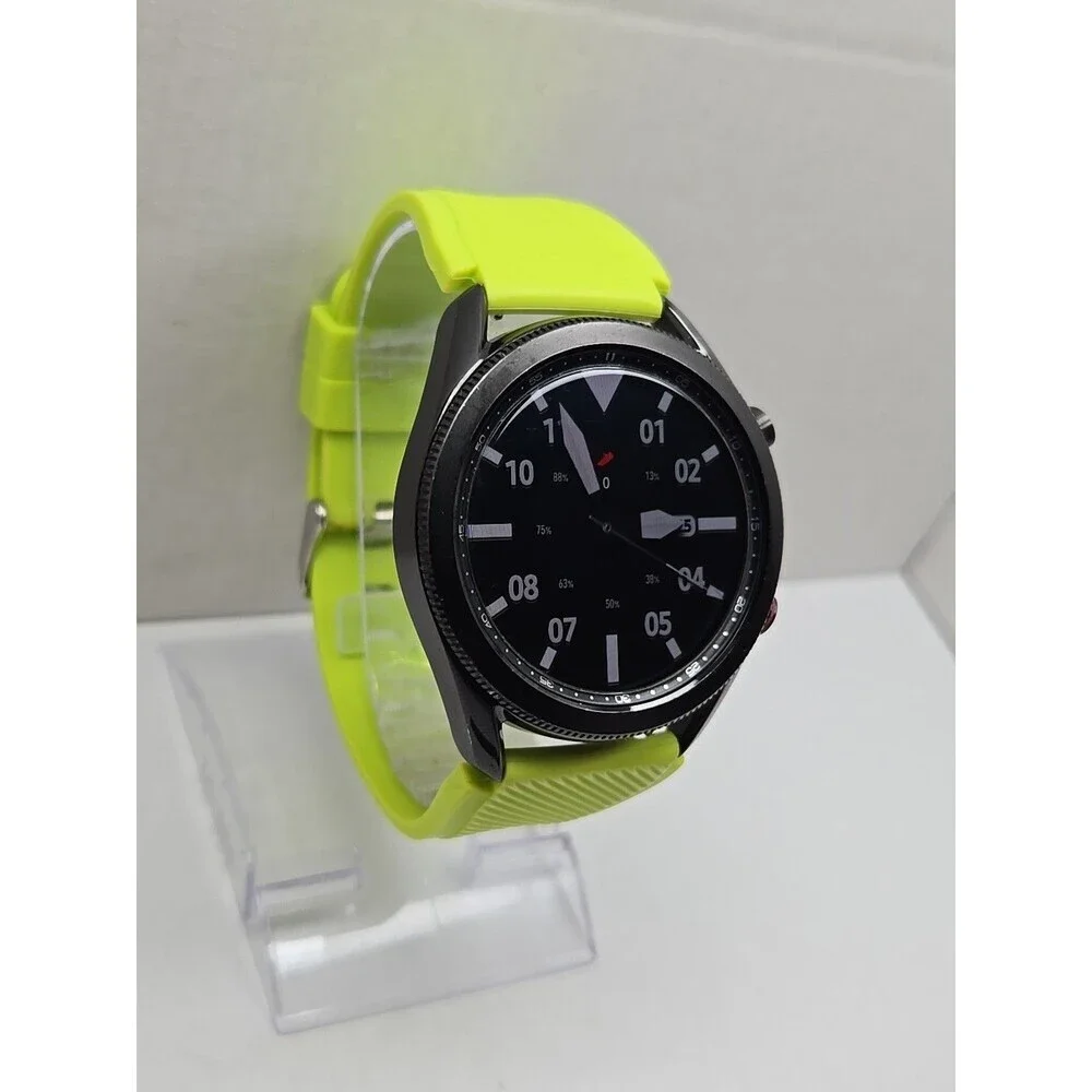 Samsung Galaxy Watch3 45mm LTE Mystic Black Smartwatch GPS Heart Rate Neon *READ